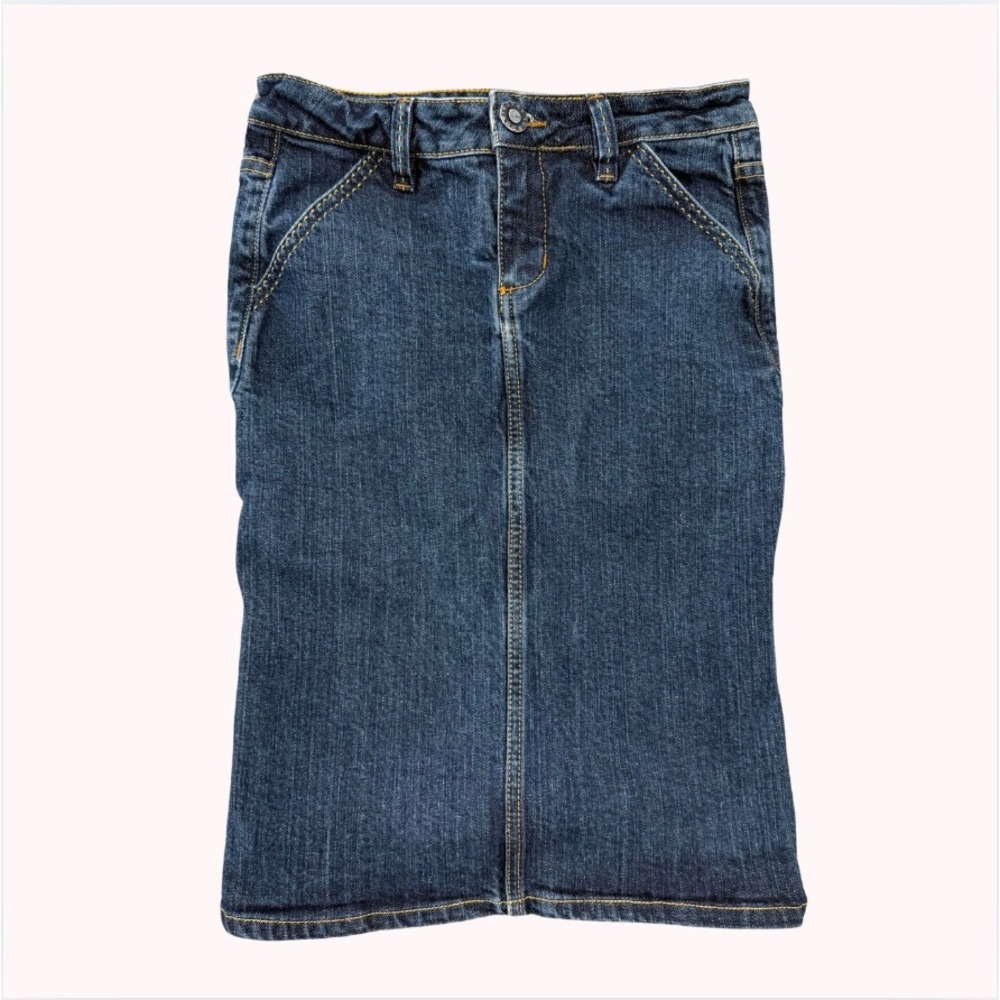 Y2K BCBG Denim Pencil Skirt
